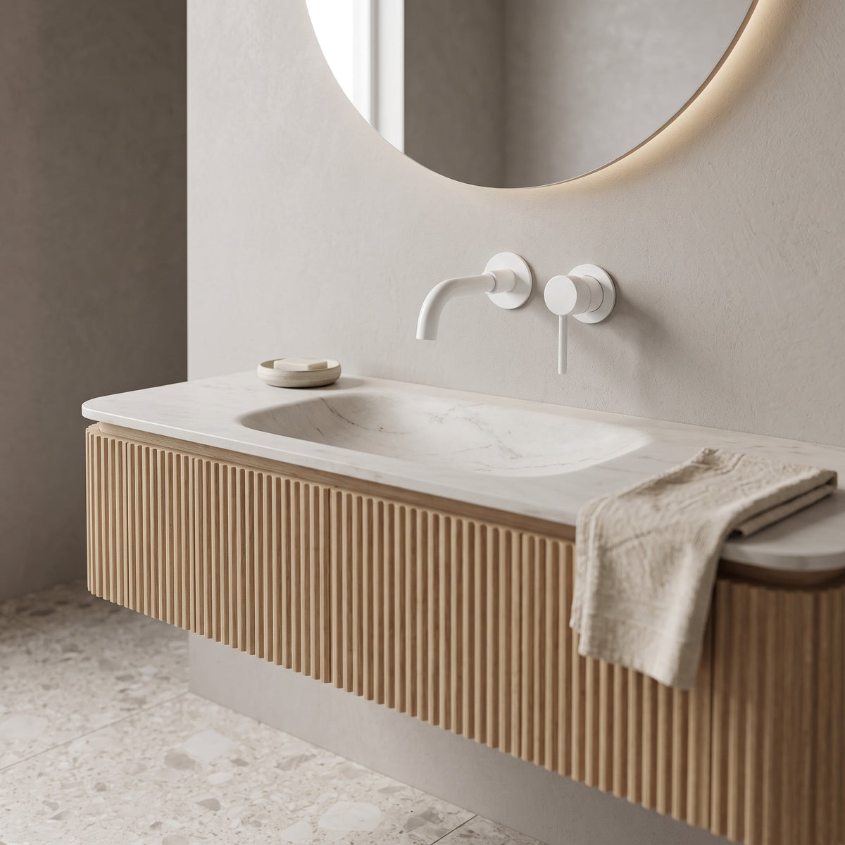 Robinet de lavabo encastré Image
