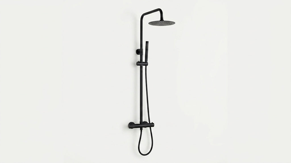 Colonne de douche thermostatique noir mat Cassis