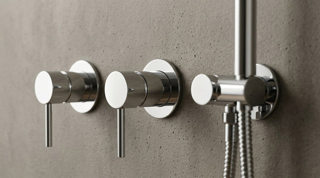 Colonne de douche encastrable chrome Éze — vue 3
