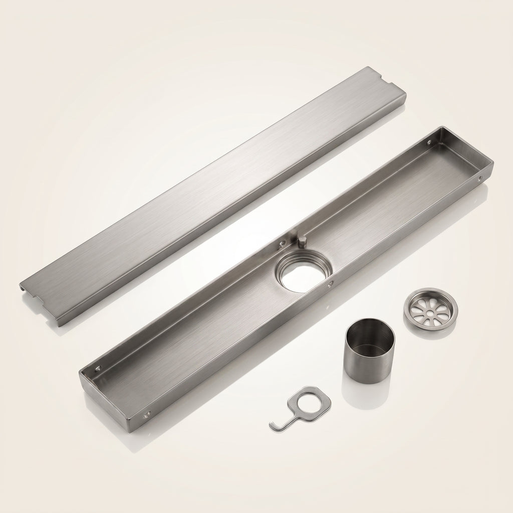 Caniveau de douche inox brossé Liamone — vue 2