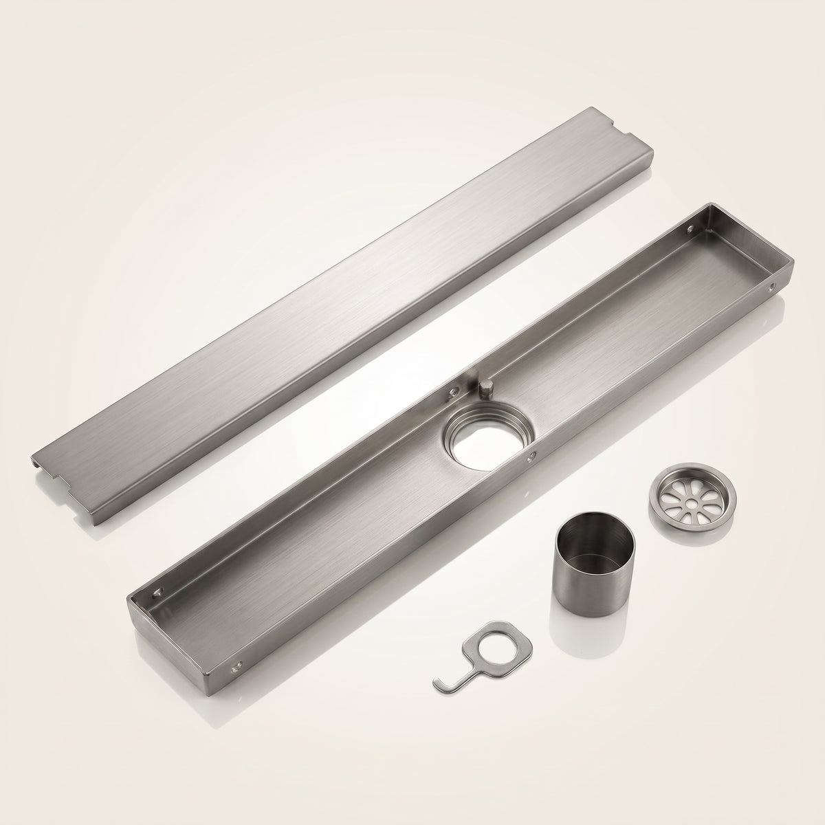 Caniveau de douche inox brossé Liamone — vue 2