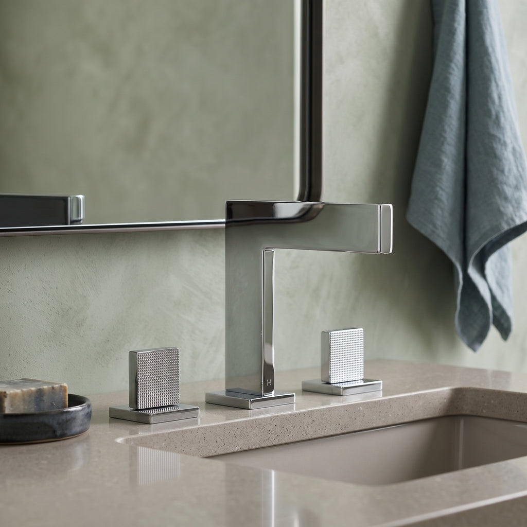 Mélangeur lavabo 3 trous chrome poli Lavandou — vue 3