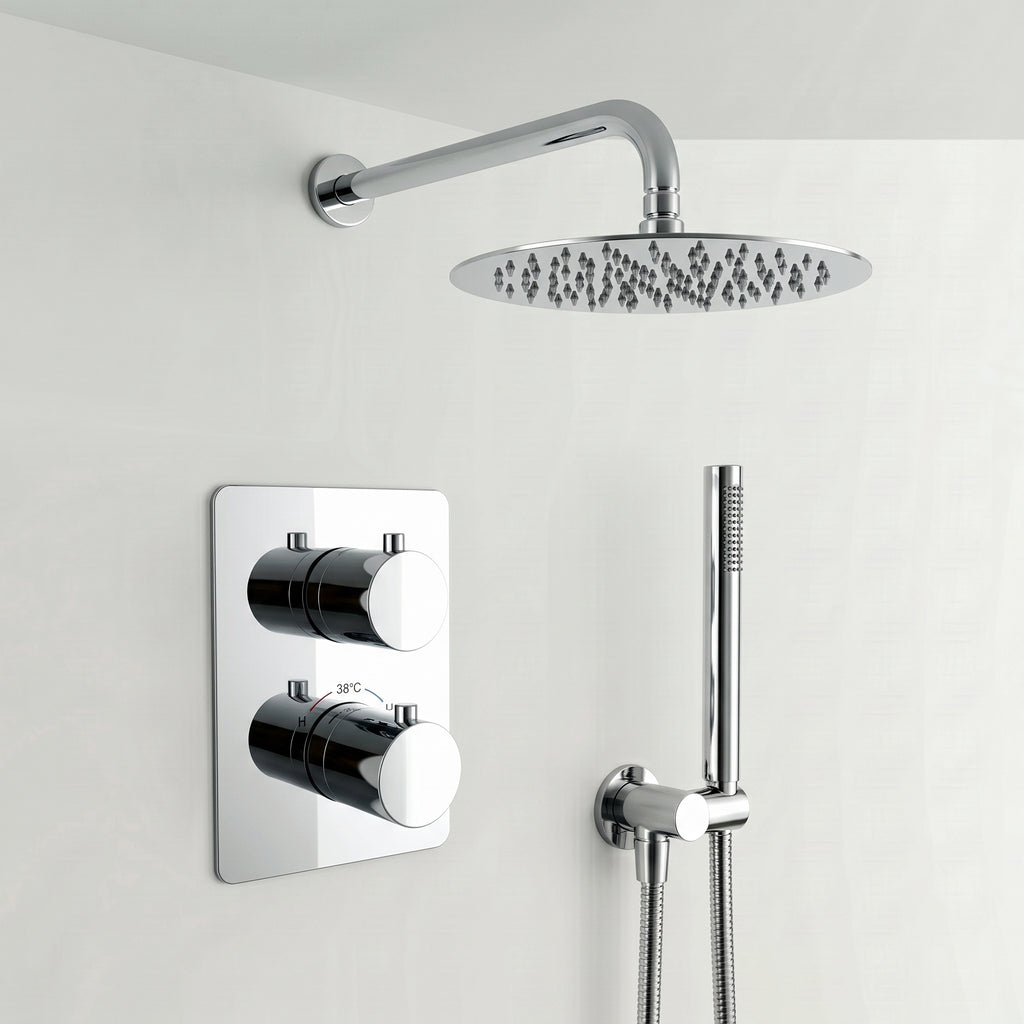 Colonne de douche encastrable chrome poli Estérel