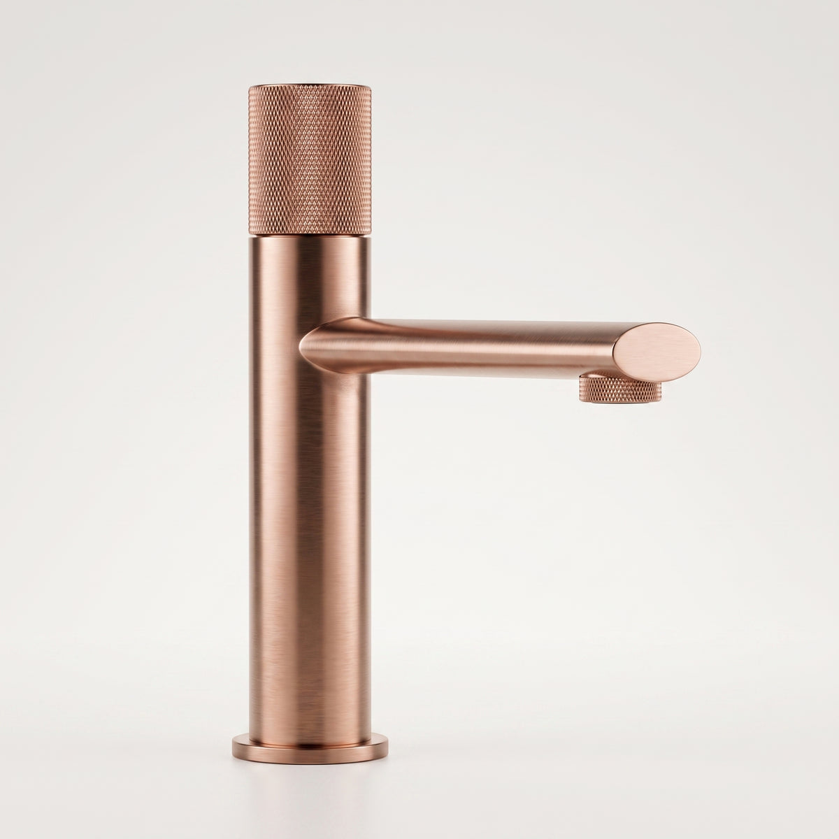 Mitigeur lavabo moleté or rose brossé Sanary — vue 3