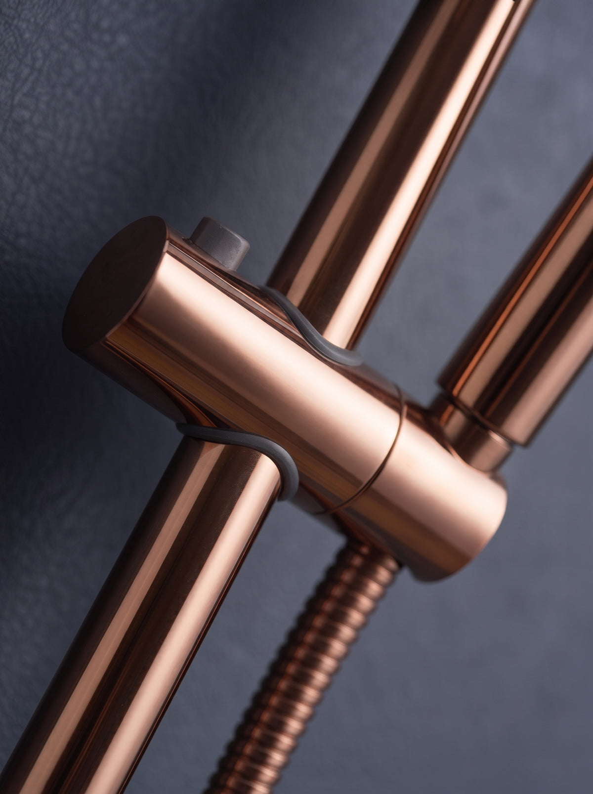 Colonne de douche thermostatique or rose poli Bandol — vue 6