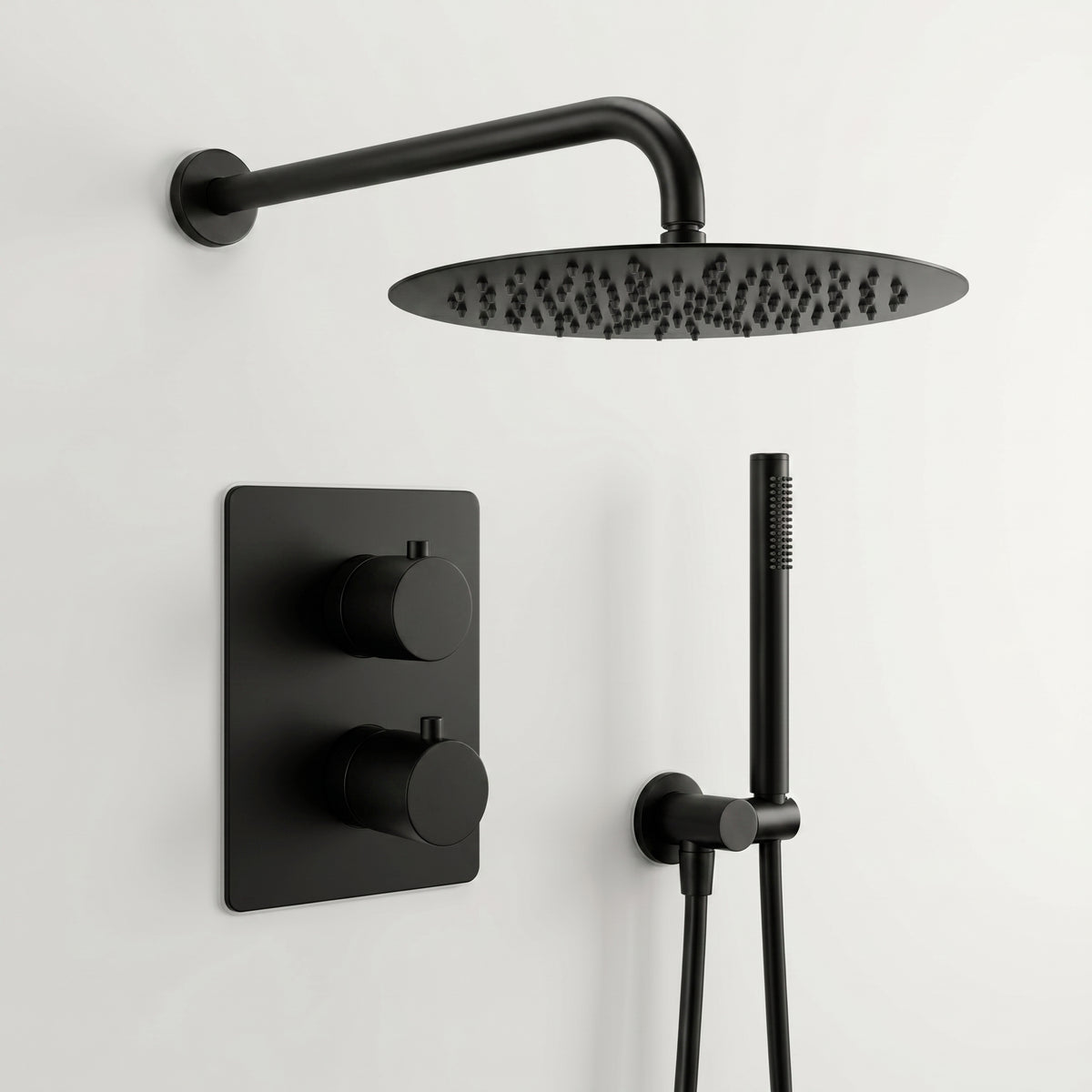 Colonne de douche encastrable noir mat Estérel — vue 8