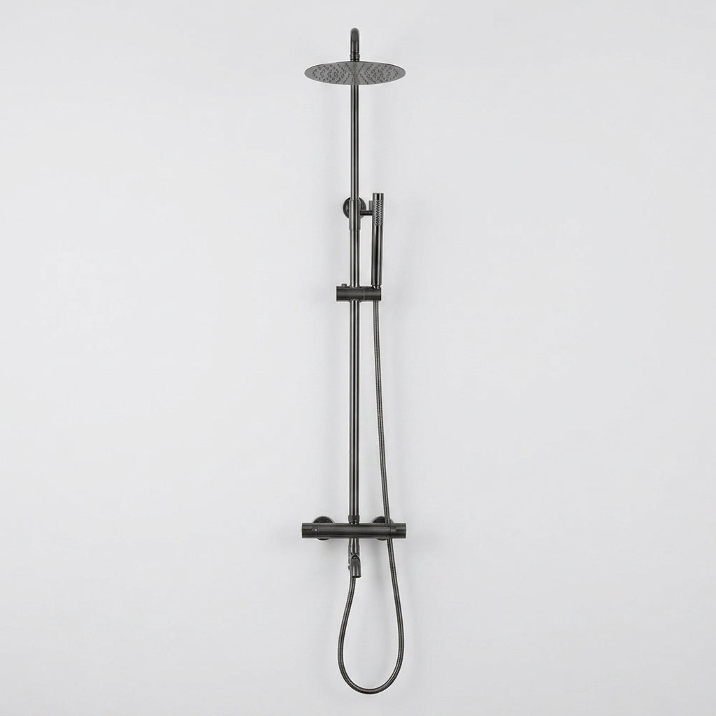 Colonne de douche thermostatique gris brossé Bandol — vue 9