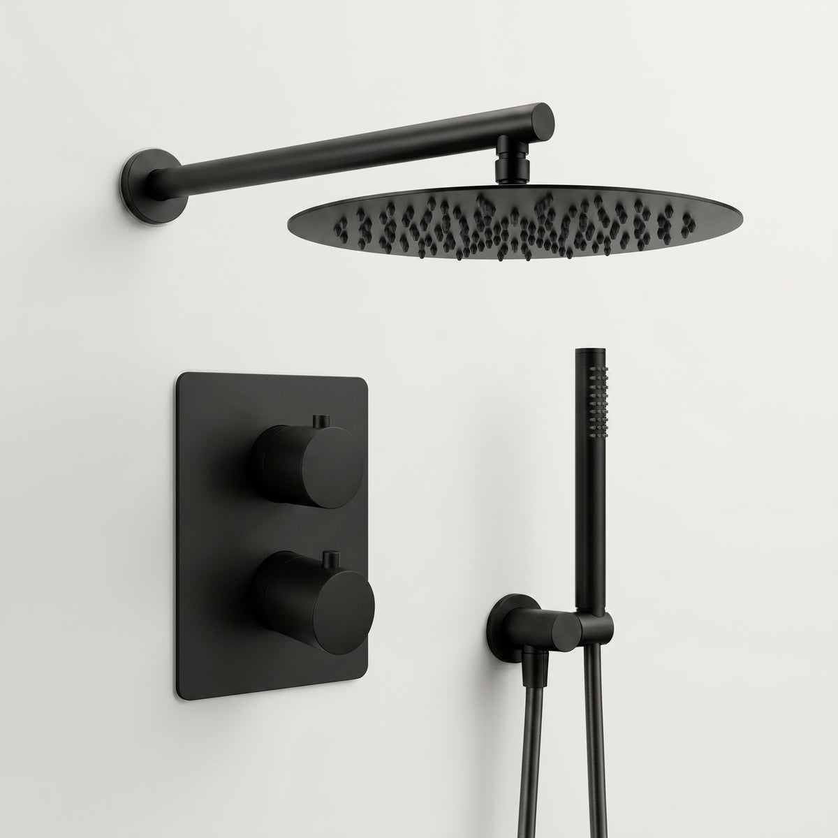 Colonne de douche encastrable noir mat Estérel — vue 2