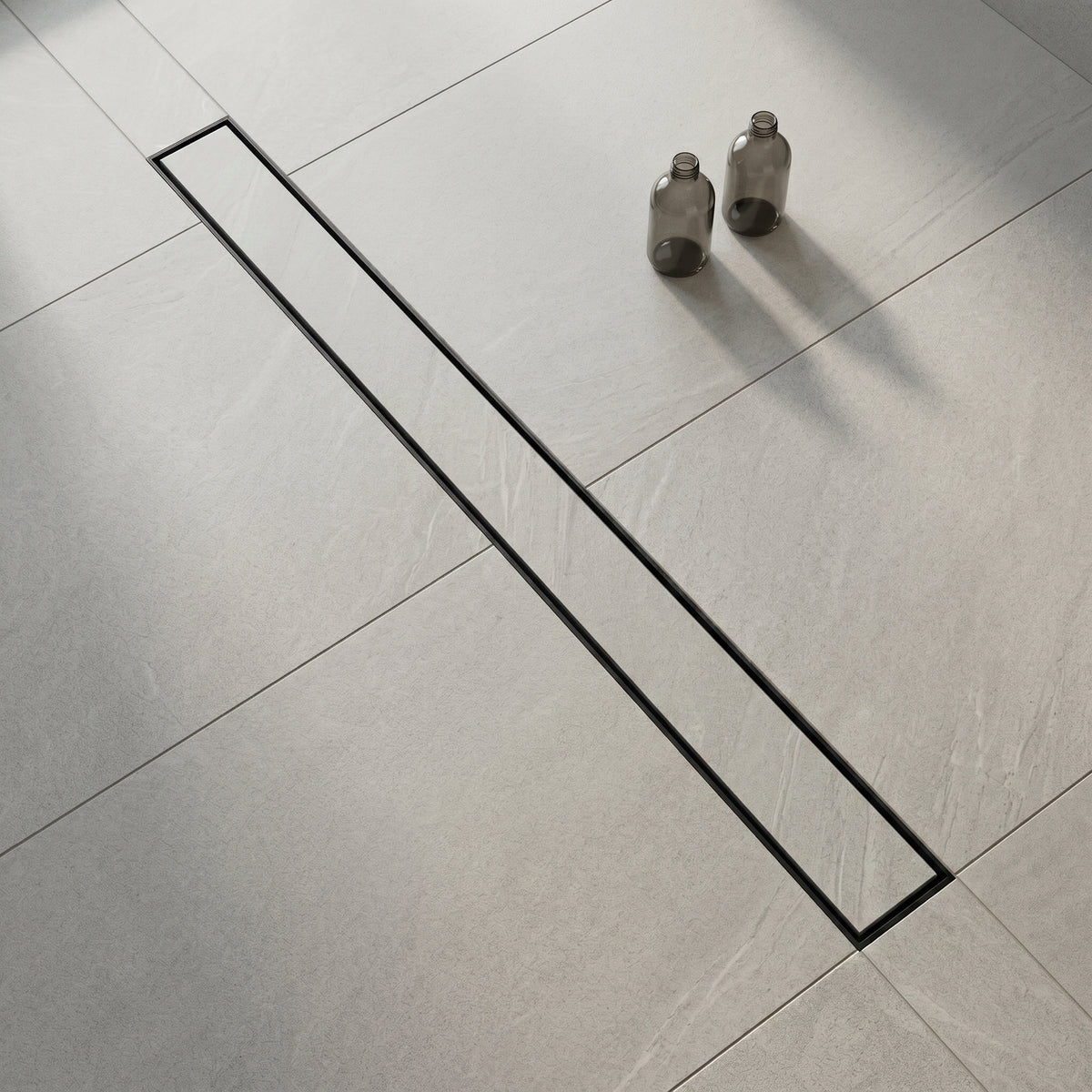 Caniveau de douche noir mat Liamone — vue 4
