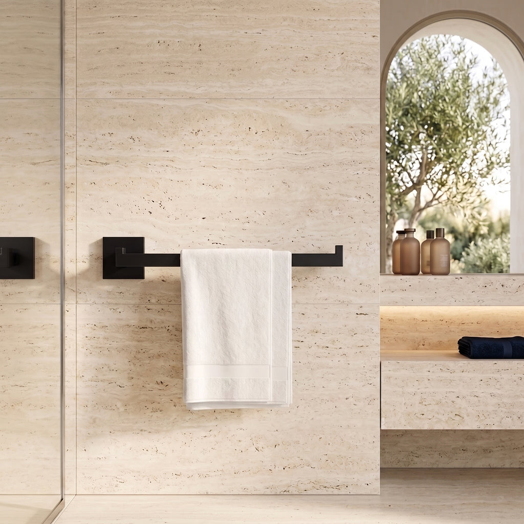 Porte-serviette noir mat Saleccia — vue 4