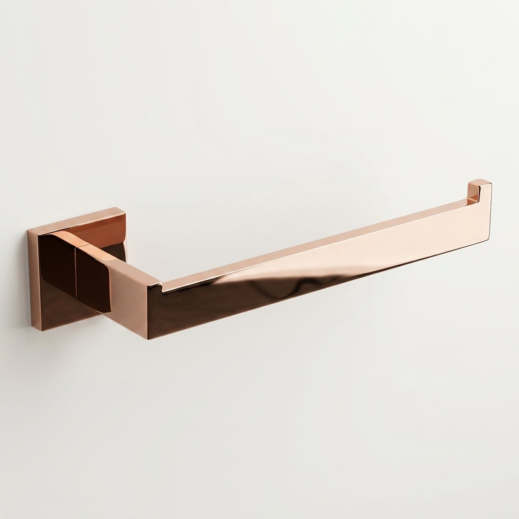 Porte-serviette or rose poli Lozari