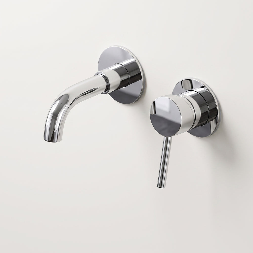 Mitigeur lavabo encastré chrome poli Menton