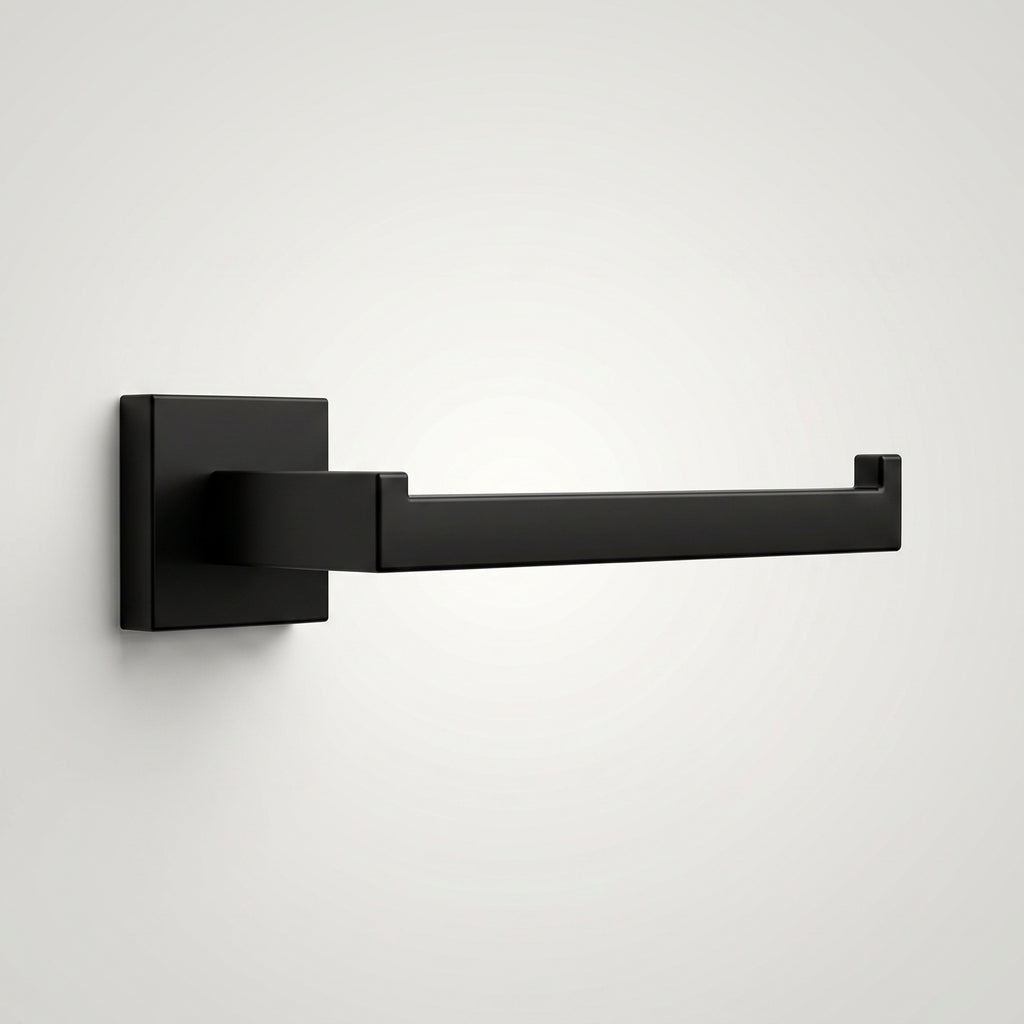 Porte-serviette noir mat Saleccia