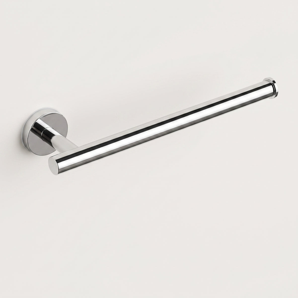 Porte-serviette rond chrome poli Cargèse