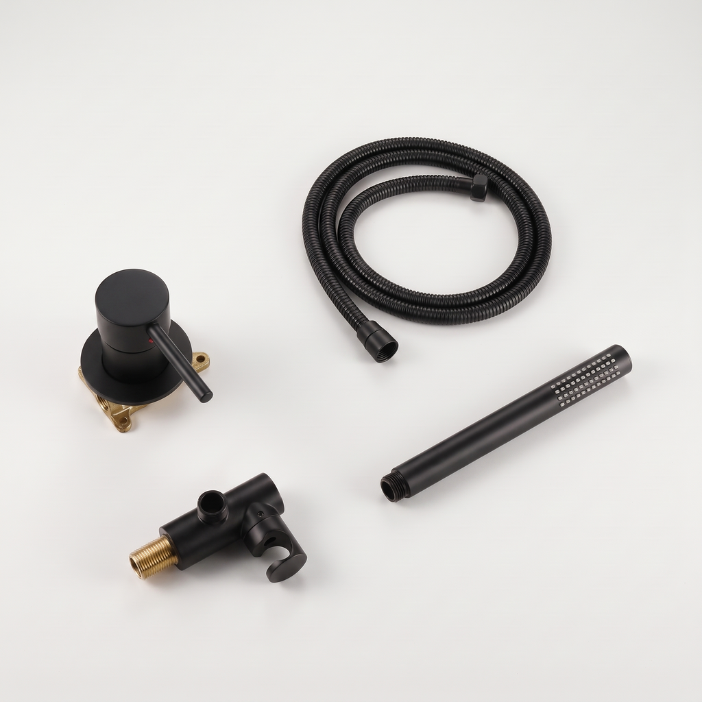 Piana | Mitigeur de douche encastré noir mat