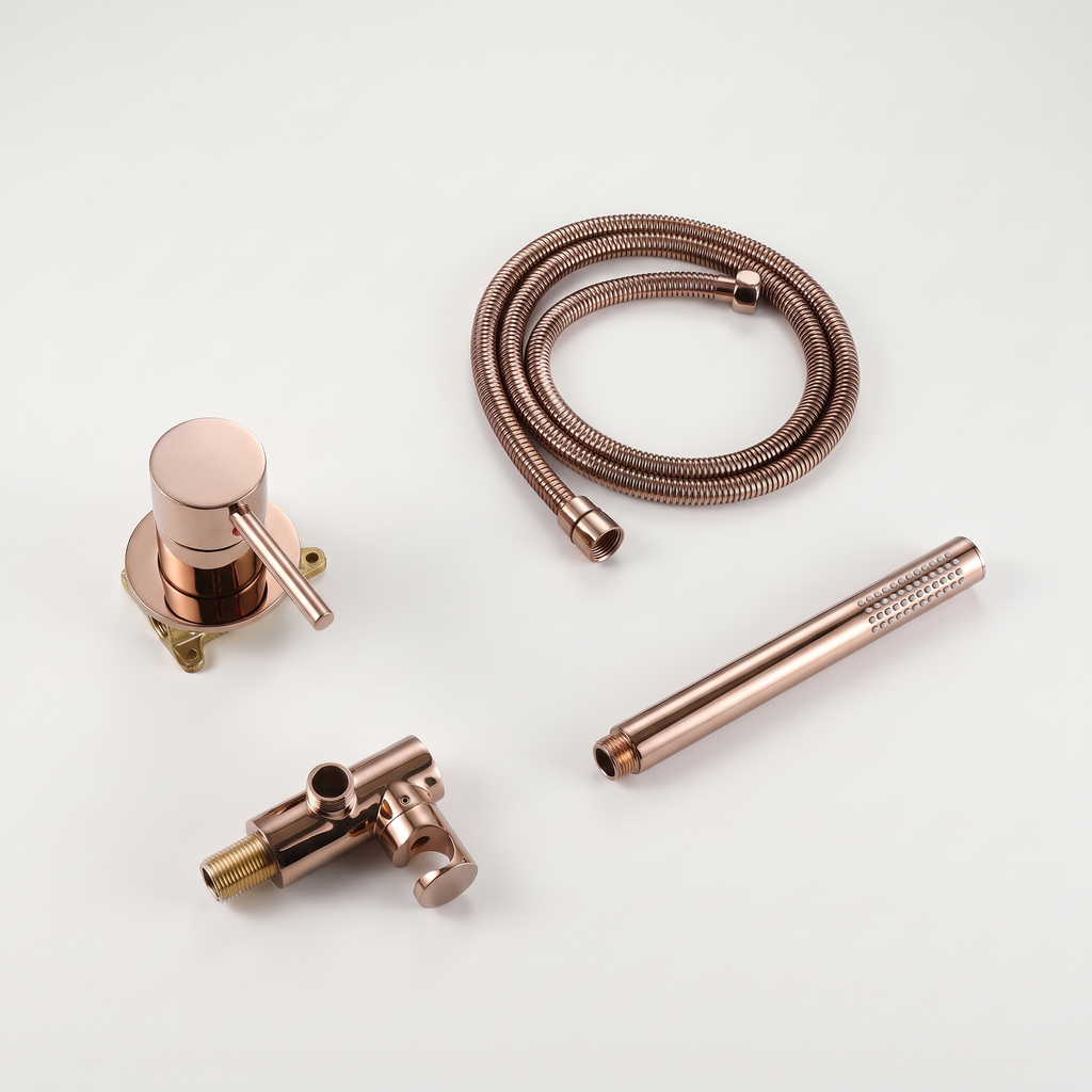 Piana | Mitigeur de douche encastré or rose poli