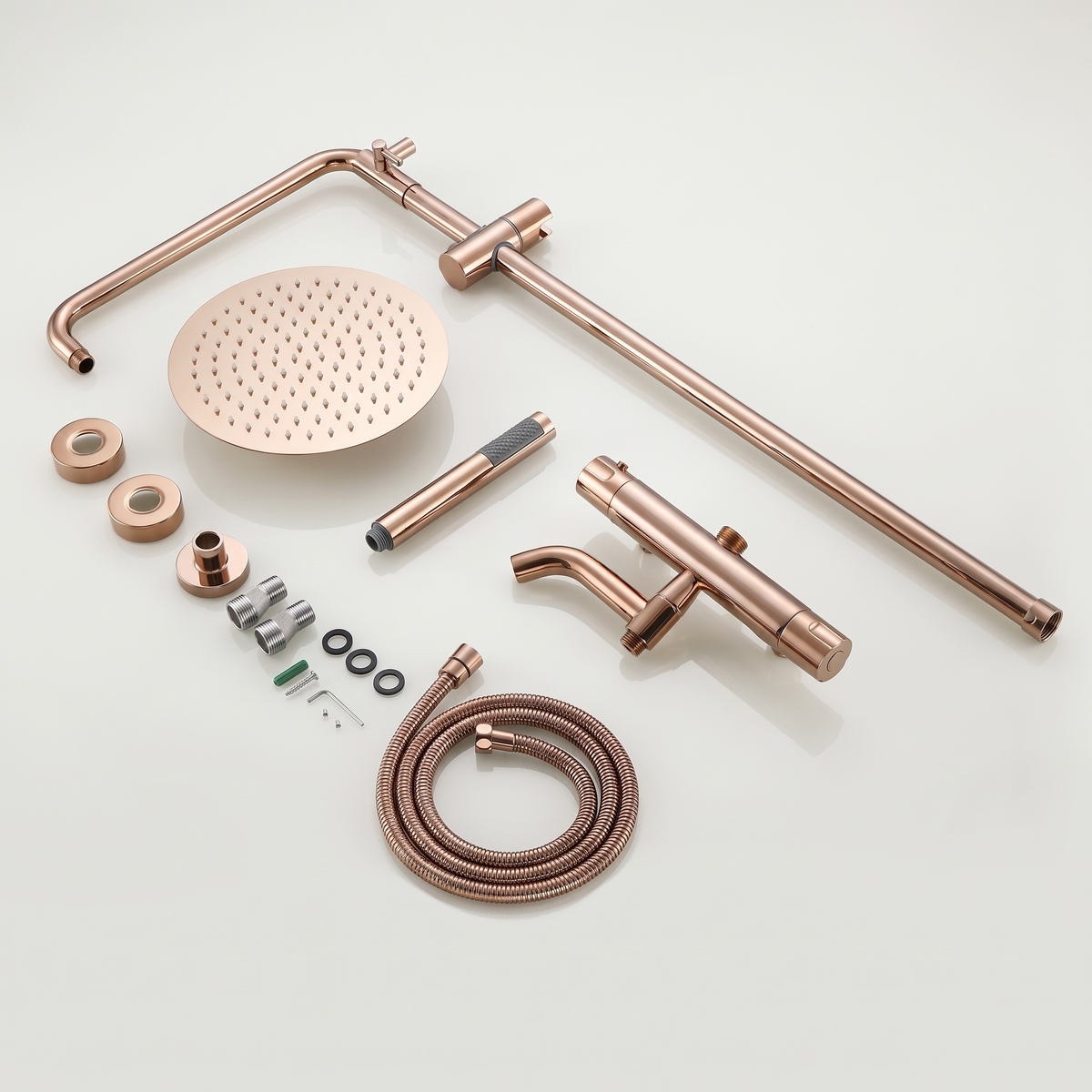 Bandol | Colonne de douche thermostatique or rose poli