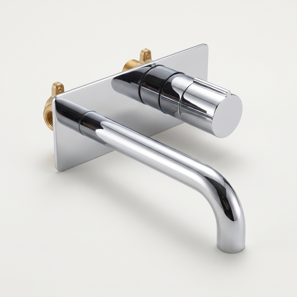 Nonza | Mitigeur lavabo mural chrome poli