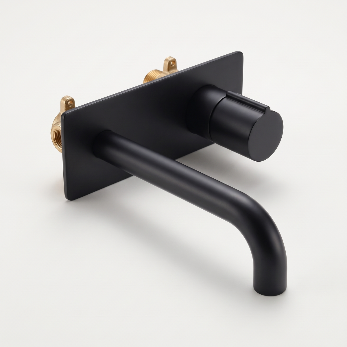 Nonza | Mitigeur lavabo mural noir mat