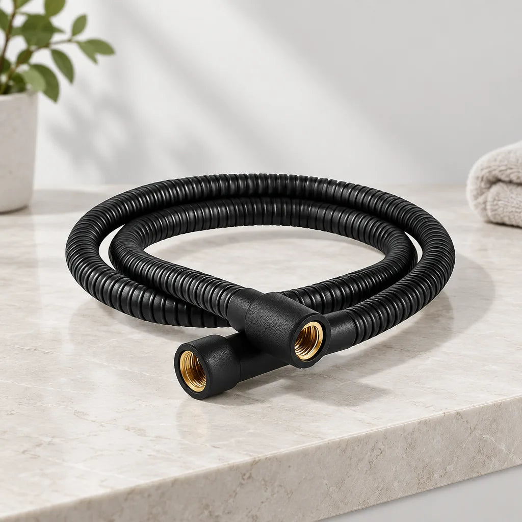 Flexible de douche noir Tavignano