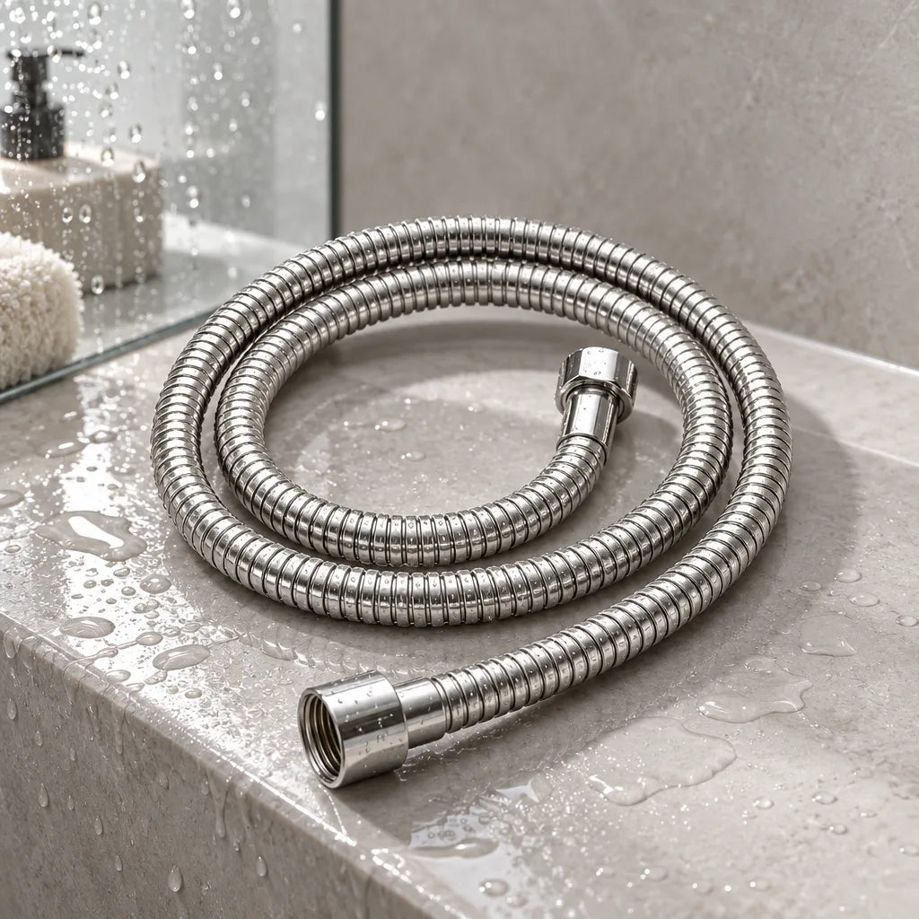 Flexible de douche inox Golo, vue 4