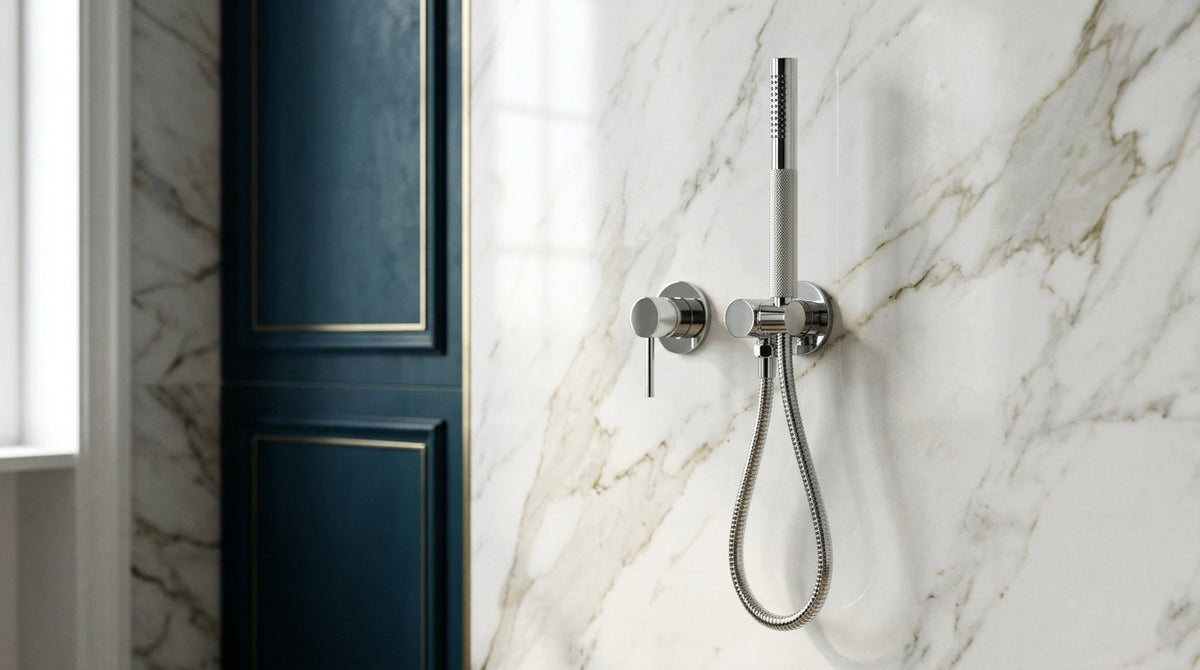 Mitigeur de douche encastré chrome Piana — vue 4