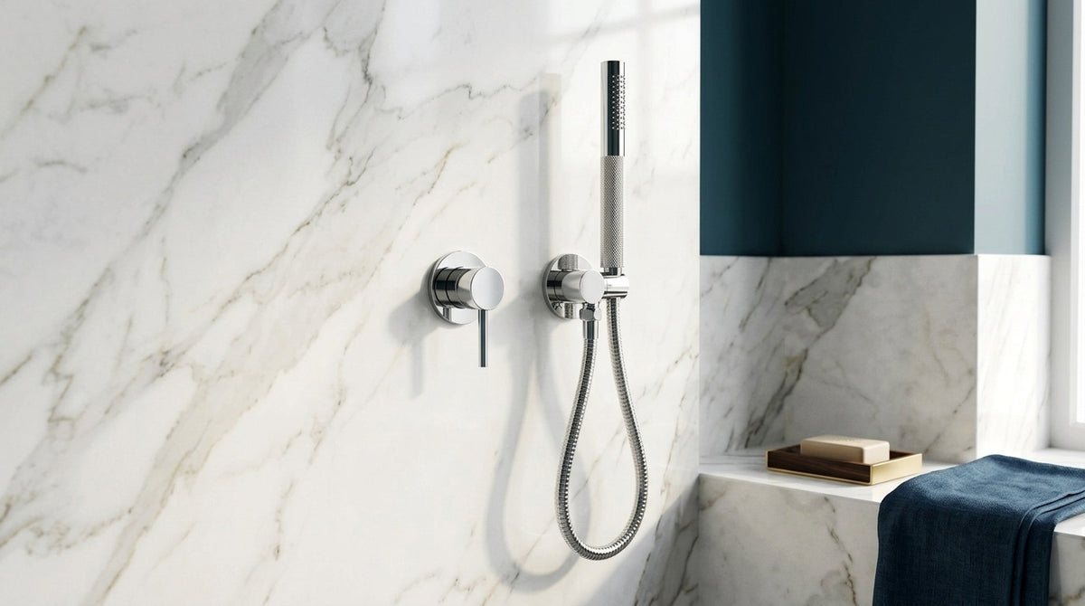 Mitigeur de douche encastré chrome Piana — vue 2